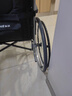 鱼跃 (yuwell)手动轮椅车H062折叠老人轻便免充气铝合金旅行手推代步 实拍图
