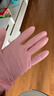 塞莫诗一次性丁腈手套加长款加厚型 防油防水耐污 30只/包 粉色 中号 实拍图