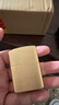 ZIPPO打火机防风煤油之宝无敌金身厚壳盔甲 高颜值生日礼物送男友 拉丝黄铜168 实拍图