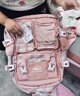 爱迪生发明家初中生书包贝儿小学生大容量女生减负双肩背包 2260-1 粉色大号 实拍图