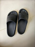 京东京造【3.5cm踩屎感】eva厚底拖鞋男士防臭休闲凉拖鞋夜色黑 42-43 实拍图