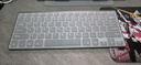 B.O.W航世 HW098C超薄便携静音 外接笔记本电脑家用办公无线键盘78键 灰黑色 实拍图