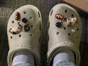 CROCS卡骆驰檀健次同款经典洞洞鞋男鞋一脚蹬女鞋沙滩鞋拖鞋|10001 深蓝-410(含智必星) 39 (240mm) 实拍图