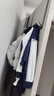 摩尚门后挂钩挂衣架卧室门上免打孔无痕门背式收纳置物衣服挂架衣帽钩 枪灰-7钩臂长40cm 实拍图