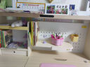 爱果乐（IGROW）学习桌儿童书桌电脑桌书架书柜一体写字桌实木书桌椅儿童学习桌椅 1.2m几何猫J2+星轨椅【自适应追背 全光谱双光源护眼】 实拍图