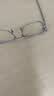 蔡司（ZEISS）镜片近视眼镜框男半框防蓝光辐射可配带散光度数眼睛女钛合金镜架 简约款 冰川灰 配colorein镜片1.56防蓝光 0-600度 实拍图