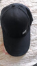 【热巴同款】加大棒球帽帽子男女大头围显脸小春夏字母百搭棒球帽 侧标-黑色 实拍图