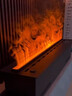 柿间 3D雾化壁炉嵌入式仿真火焰加湿器家用电子室内电视装饰柜定制 0.7米【201】语音控制单色火焰 实拍图