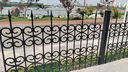 铸铁护栏围栏生铁围墙护栏别墅铸铁栏杆栅栏球墨玛钢铁艺护栏 黑色 实拍图