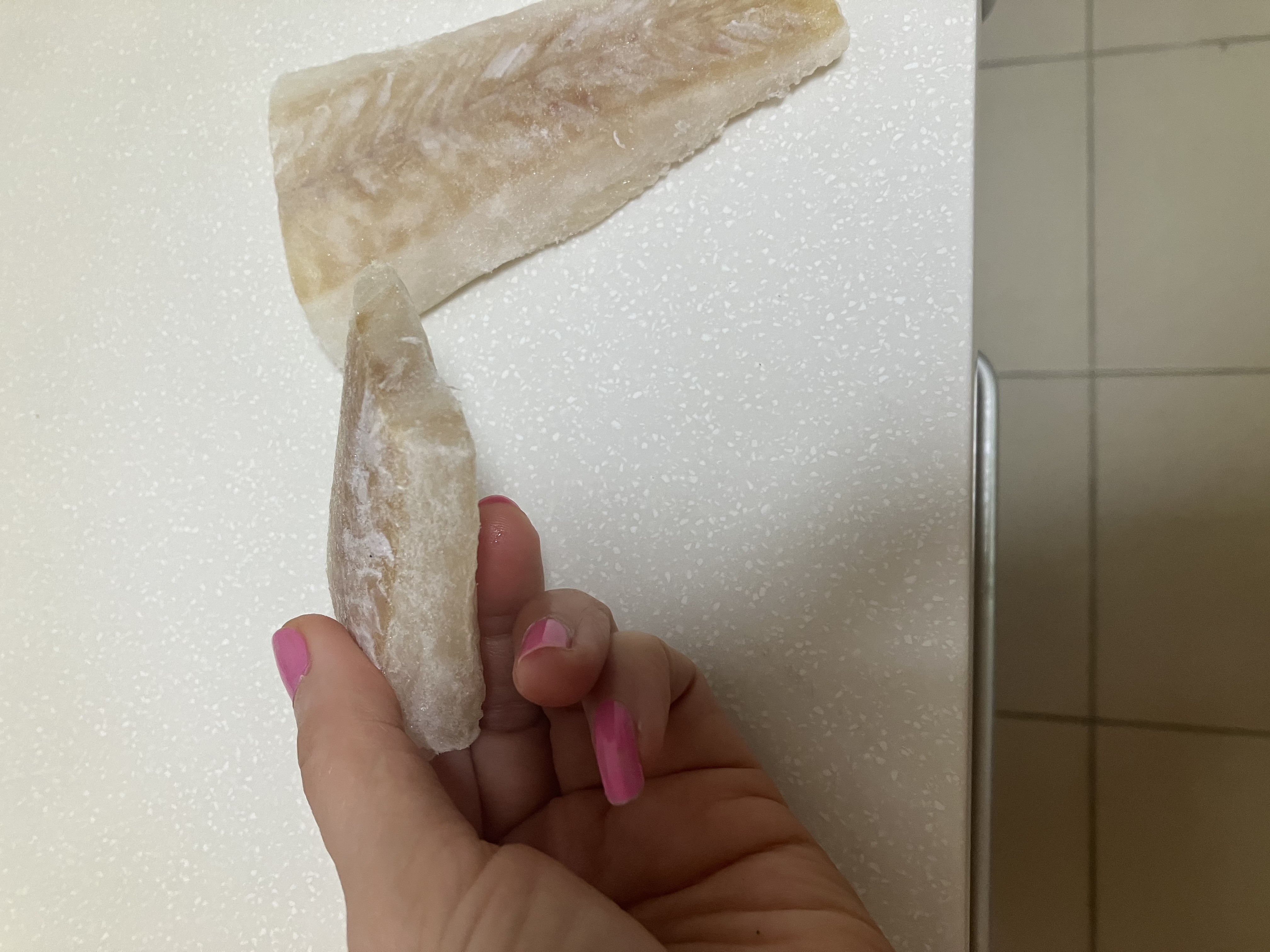 卖鱼七郎深海真鳕鱼块净重200g 去皮刺纯肉中段 实拍图