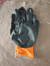 3M劳保手套工地胶皮耐磨浸胶防滑防护拔河维修 手套 橙色L 实拍图