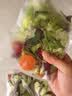 千牛优福【免洗】蔬菜沙拉套餐130g/包 开袋即食新鲜混合生菜轻食健身套餐 3袋蔬菜+6包培煎芝麻酱 实拍图