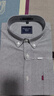 罗蒙（ROMON）纯棉牛津纺长袖衬衫男士休闲保暖上衣秋冬款中青年商务加厚衬衣男 1021灰色 41 实拍图
