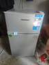 华宝小冰箱小型家用出租房用冷藏冷冻两用一级能效节能省电迷你宿舍寝室办公室二门电冰箱 【店长推荐】58L银色【一级能效】 实拍图