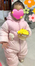 巴拉巴拉童装婴儿连体衣羽绒服假两件宝宝衣服冬装外出男童女童保暖厚时尚 实拍图