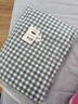 雅鹿 纯棉被套200x230cm单件全棉双人家用床单被罩加厚磨毛床上四件套 小蓝格【100%纯棉 亲肤裸睡】 200*230cm【被套单件】 实拍图