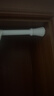美居客浴帘杆免打孔伸缩杆小超细门帘窗帘杆衣柜撑杆70-120cm(迷你白） 实拍图