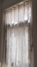 未来式窗帘透光不透人幻影纱帘2025新款卧室客厅金刚纱阳台防晒遮阳窗纱 蝴蝶纱-奶油色（送挂钩）(免费改短） 【穿孔/免费改短/定制联系客服】 实拍图