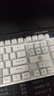 银雕(YINDIAO) K500键盘彩包升级版 机械手感 游戏背光电竞办公 USB外接键盘 全尺寸 白色混光有线键盘 实拍图