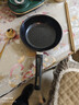 【亏本清仓】韩式麦饭石色不粘锅平底锅铁锅电磁炉不带盖 黑色小煎锅 16cm 实拍图
