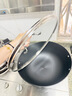 苏泊尔（SUPOR）炒锅双耳炒锅铁锅深型平底无涂层铸铁炒锅燃气电磁炉通用加深加大 32CM(适合2~5人)  32cm 铁锅 实拍图