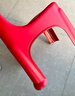 禧天龙塑料靠背椅儿童小椅子加厚椅幼儿园靠背椅宝宝结实家用小凳子防滑 故宫红【防滑脚垫】1个装 【承重160斤】 实拍图