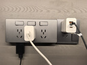 正泰86型扩展插座暗装厨房多孔转换器多功能多孔无线轨道插座 灰色 实拍图
