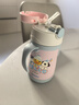 膳魔师（THERMOS）儿童吸管保温杯小黄鸭超轻316L不锈钢把手幼儿园宝学生杯上学TCKC 实拍图
