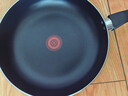 炊大皇平底锅不粘锅牛排煎蛋烙饼煎锅带盖28cm电磁炉通用中国红ZH28JG 实拍图