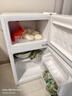 新飞（Frestec）小冰箱 冰箱小型双开门 迷你双门家用宿舍租房冷藏冷冻电冰箱节能省电 48L白【一级能效+租房神器】升级款 实拍图