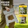 禧天龙塑料折叠凳中凳加厚承重便携凳户外露营钓鱼家用换鞋凳奶油白1个 实拍图