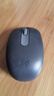 罗技（Logitech）M196 无线蓝牙鼠标 办公鼠标 笔记本商务办公家用 小巧便携 对称手型 石墨灰 实拍图