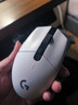 罗技（G）G304 LIGHTSPEED无线鼠标 游戏鼠标 轻质便携 绝地求生FPS鼠标英雄联盟LOL吃鸡 生日礼物 白色 实拍图