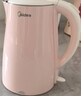 美的（Midea）电热水壶烧水壶养生双层防烫0涂层 食品级304不锈钢1500W快速沸腾1.7L大容量泡茶 HJ1705 实拍图