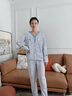 俞兆林月子服纯棉100%带胸垫产后哺乳睡衣全棉吸汗孕期孕妇家居服套装 NSWR-5165 【100%纯棉，吸湿透气】 L （建议100-110斤） 实拍图