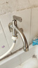 BSITN 304不锈钢一进二出洗衣机拖把池水龙头双控4分单冷水龙头B2113 实拍图