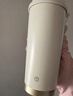 京东京造保温杯双饮口咖啡杯【陶瓷内胆-316不锈钢】 500ML白金色 实拍图