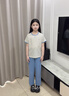 蕉内棉棉511S儿童睡衣男女3-6-12岁条纹短袖家居服套装夏季速干透气 实拍图