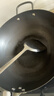 炊大皇铁锅家用无涂层不锈炒锅燃气灶专用炒锅炒菜锅平底锅极铁锅34cm 实拍图