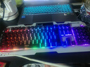 前行者GX810有线键鼠套装电竞键盘鼠标套装台式笔记本电脑家用办公游戏专用套装机械手感 金属灰【彩虹光】有线旗舰旋钮版 实拍图
