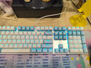 达尔优（dareu）EK815机械合金键盘 有线键盘 游戏键盘 108键单光 男生女生 电脑键盘  白色蓝色 青轴 实拍图