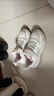 361°童鞋 儿童跑鞋26春秋男女童3-14岁缓震校园小白鞋 白34 实拍图
