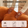 芝迈懒人沙发躺椅可躺可睡摇椅客厅阳台沙发家用轻奢月亮摇椅休闲单椅 柿子橙【麂皮绒】 【加厚款】 实拍图