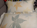 水星家纺枕套全棉枕头套100%纯棉精梳棉枕头罩一对装双人家用48x74cm 实拍图
