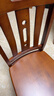 岳虎 免安装整装全实木椅子家用靠背椅餐厅简约饭店木椅子实木餐椅 08升级款胡桃色（整装发货） 全实木款 实拍图