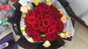 鹊缘情人节鲜花红玫瑰花同城配送女朋友老婆生日礼物花束全国送花上门 33朵粉玫瑰-唯美款 晒单实拍图