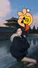 浪莎波点丝袜女黑丝战袍薄款七夕情人节礼物过膝袜性感情趣黑色连裤袜 实拍图