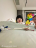 哈咔（haakaa）宝宝训练牙刷硅胶软毛0-1-2-3岁婴儿幼儿口腔清洁360度儿童乳牙刷 橡皮粉 实拍图