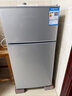 新飞（Frestec）小冰箱 冰箱小型双开门 迷你双门家用宿舍租房冷藏冷冻电冰箱节能省电 58L银【行业热卖+租房必备】升级款 实拍图
