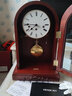 汉时（Hense） 实木机械座钟德国进口机芯台钟客厅摆件欧式复古报时钟表HD328 椴木+德国赫姆勒五音机芯 实拍图